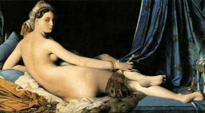 "Grande Odalisque" by Jean-Auguste-Dominique Ingres